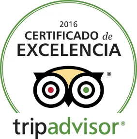 CERTIFICADO DE EXCELENCIA TRIP ADVISOR PARA THE HUNTER'S DREAM SAFARI