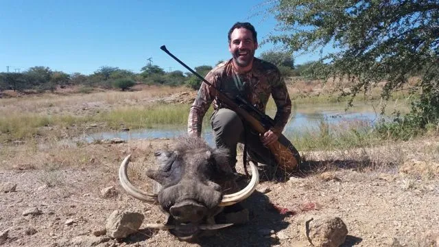 Impresionante trofeo de facochero